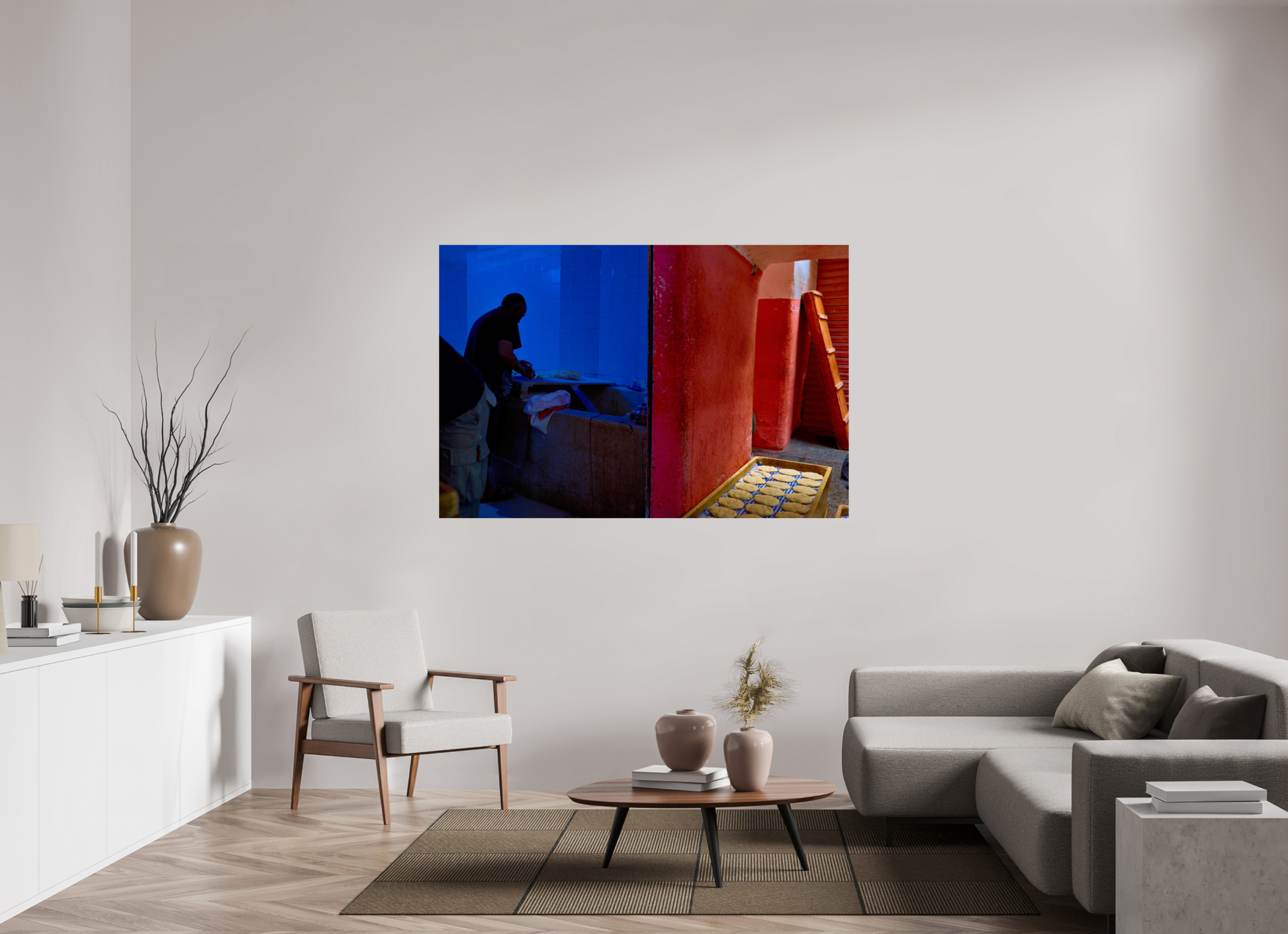 66 x 44″, Photo Print On Fuji Crystal DP II Marrakech Bread Baker