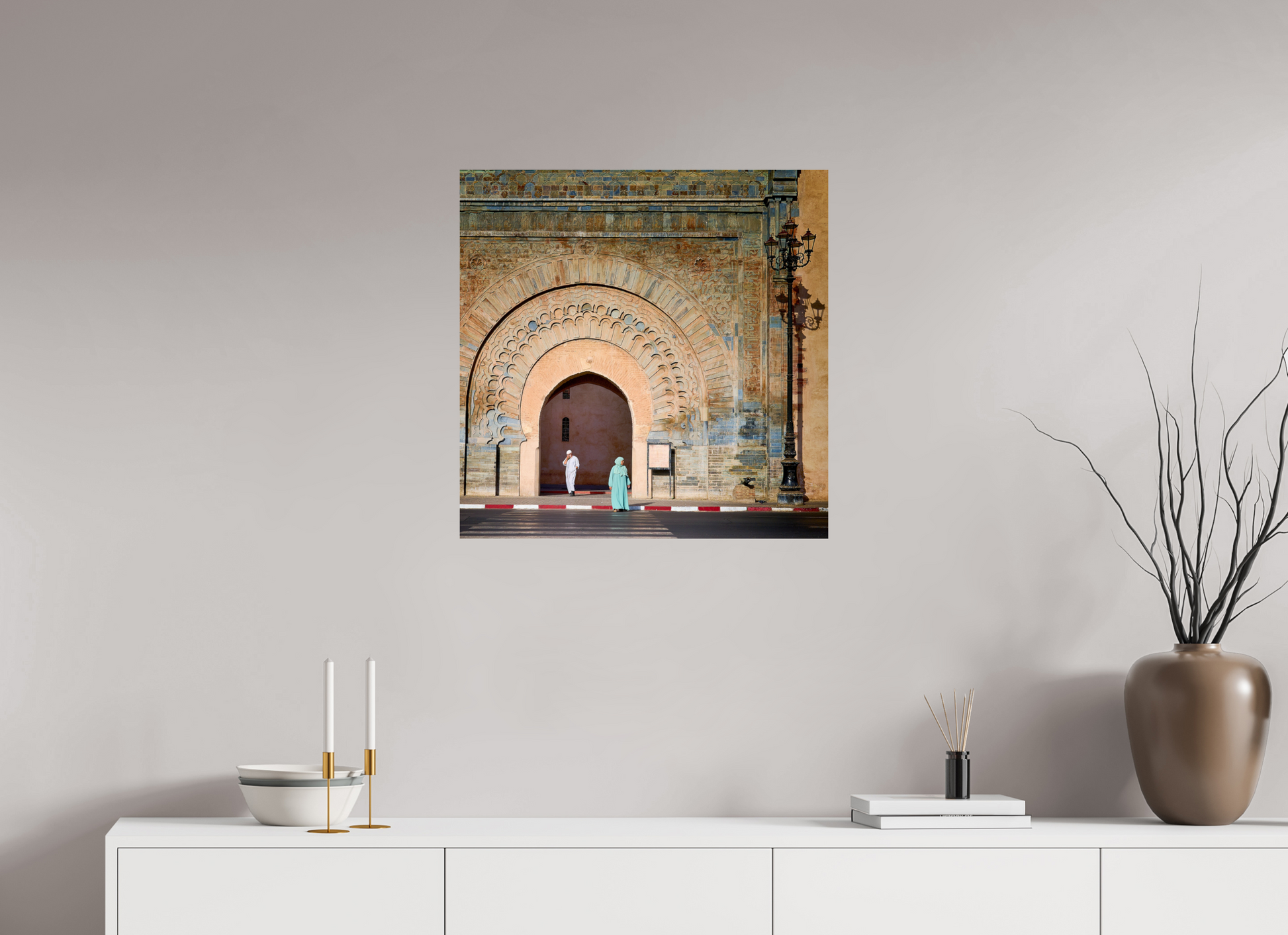 25 x 25″, Photo Print On Fuji Crystal DP II Marrakech at the Gate