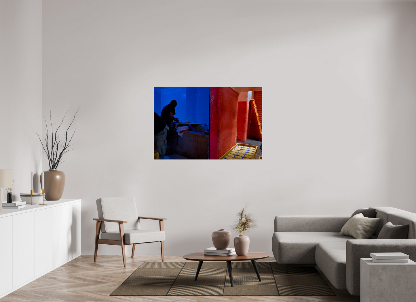 54 x 36″, Photo Print On Fuji Crystal DP II Marrakech Bread Baker