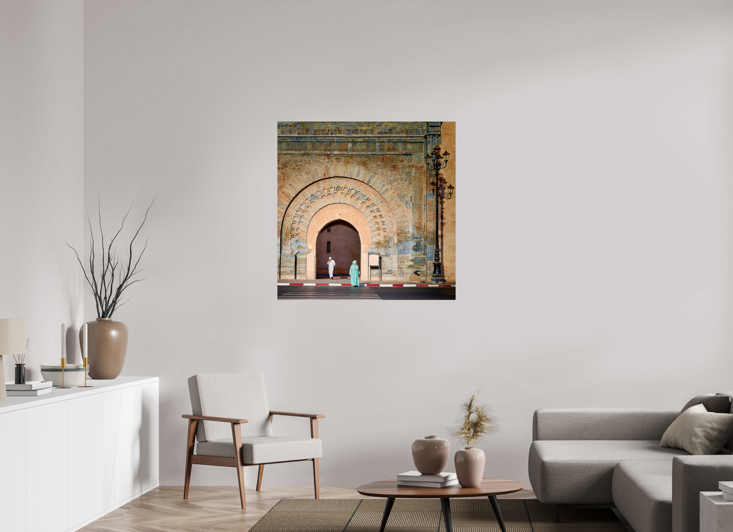 40 x 40″, Photo Print On Fuji Crystal DP II Marrakech at the Gate