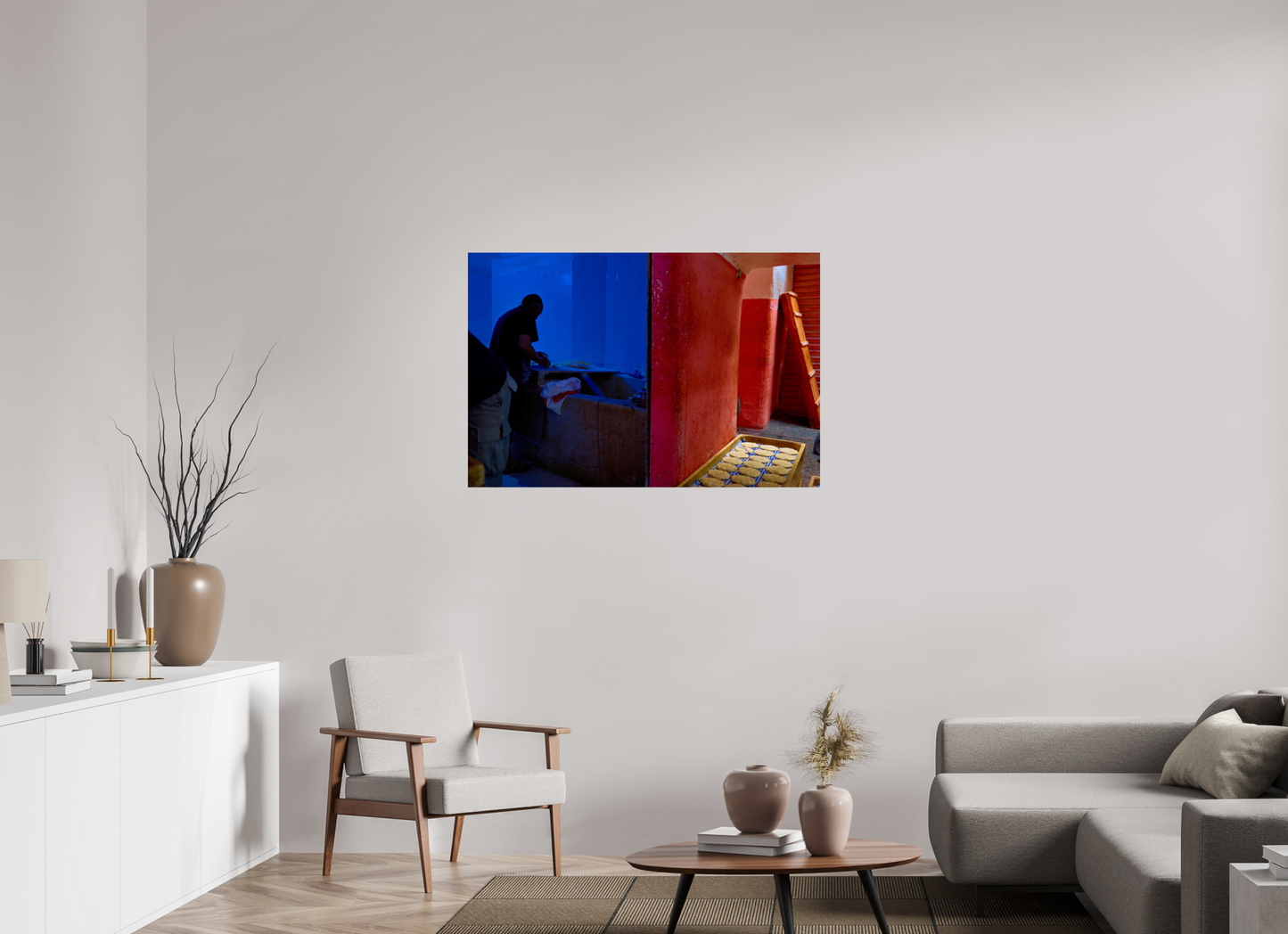 45 x 30″, Photo Print On Fuji Crystal DP II Marrakech Bread Baker